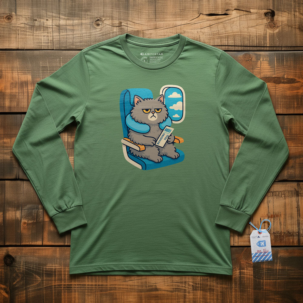Bored Cat - Long Sleeve T-Shirt