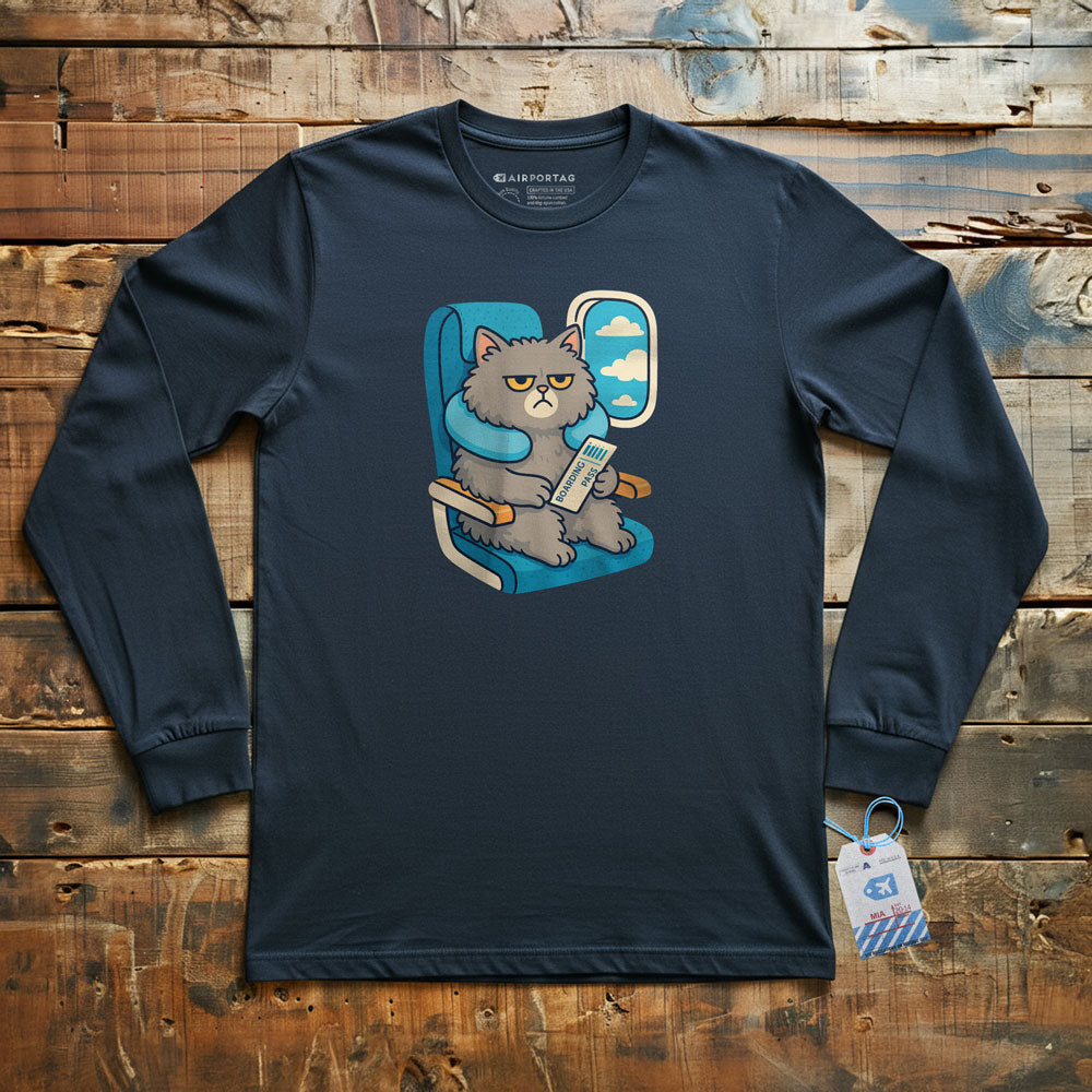 Bored Cat - Long Sleeve T-Shirt