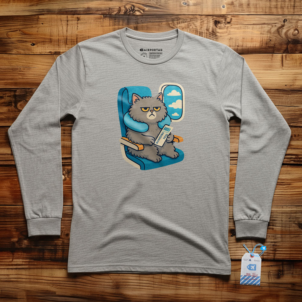 Bored Cat - Long Sleeve T-Shirt