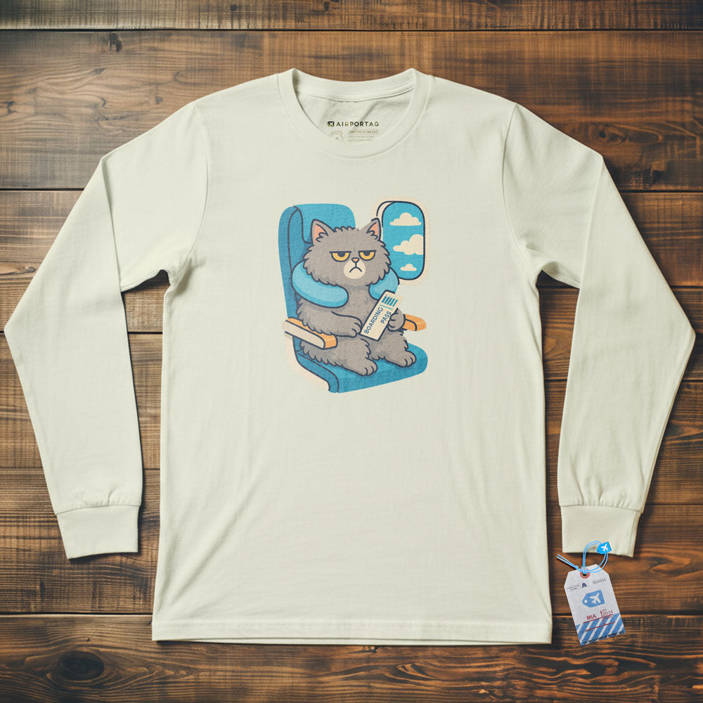 Bored Cat - Long Sleeve T-Shirt