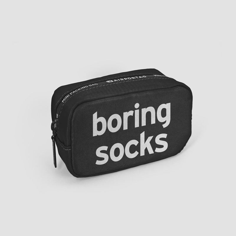 Boring Socks - Mini Packing Bag