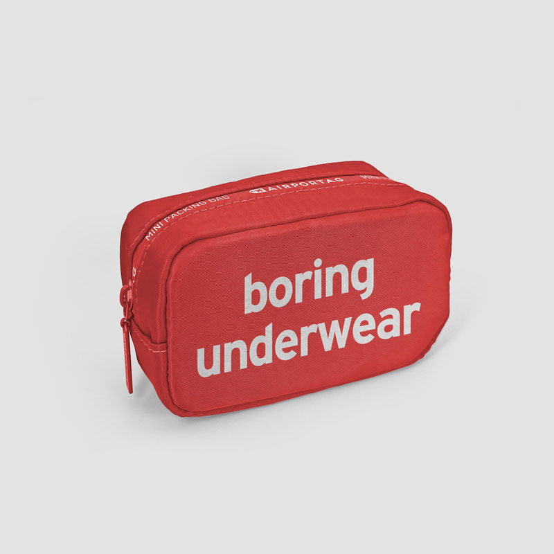 Boring Underwear - Mini Packing Bag