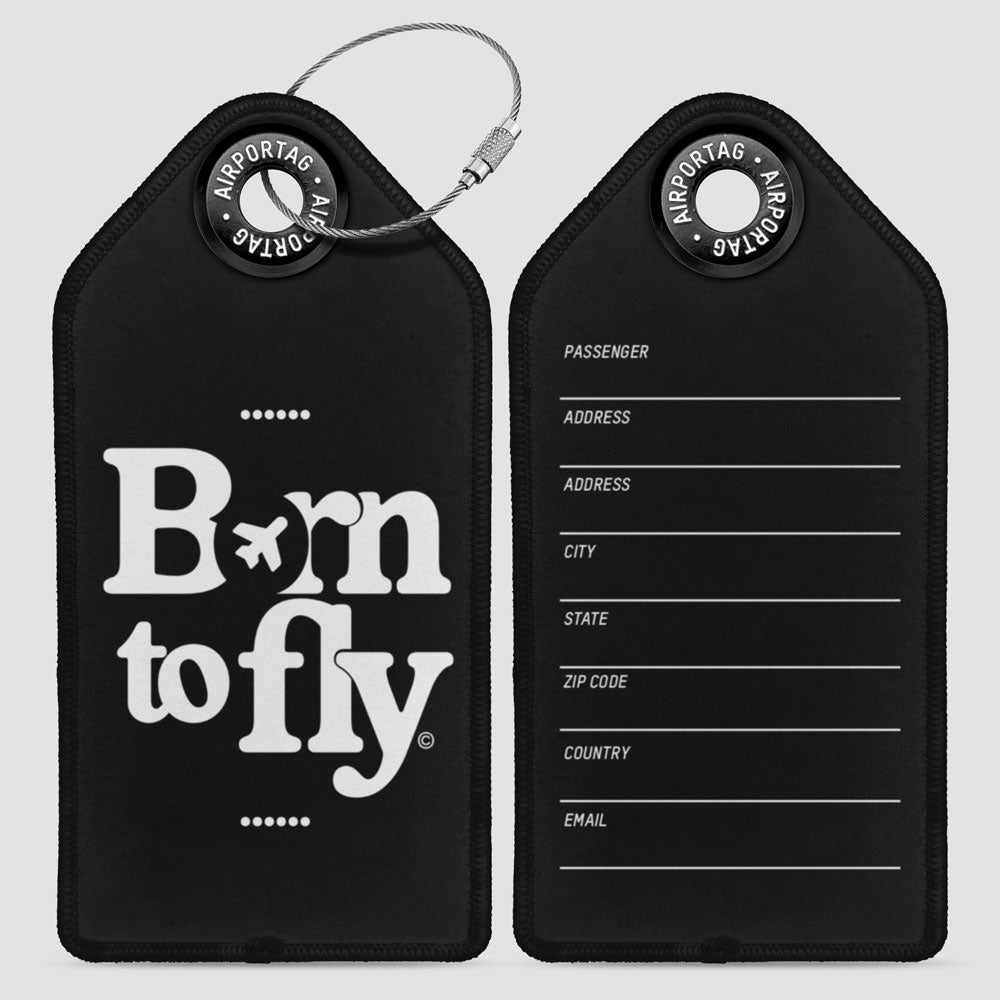 Born To Fly - Luggage Tag