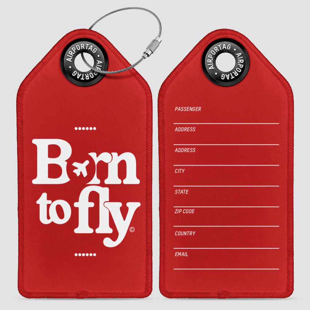 Born To Fly - Luggage Tag