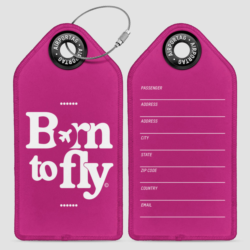 Born To Fly - Luggage Tag