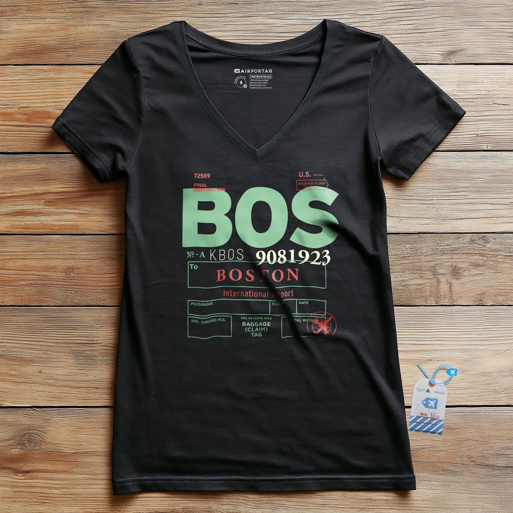 BOS - Women's V-Neck T-Shirt