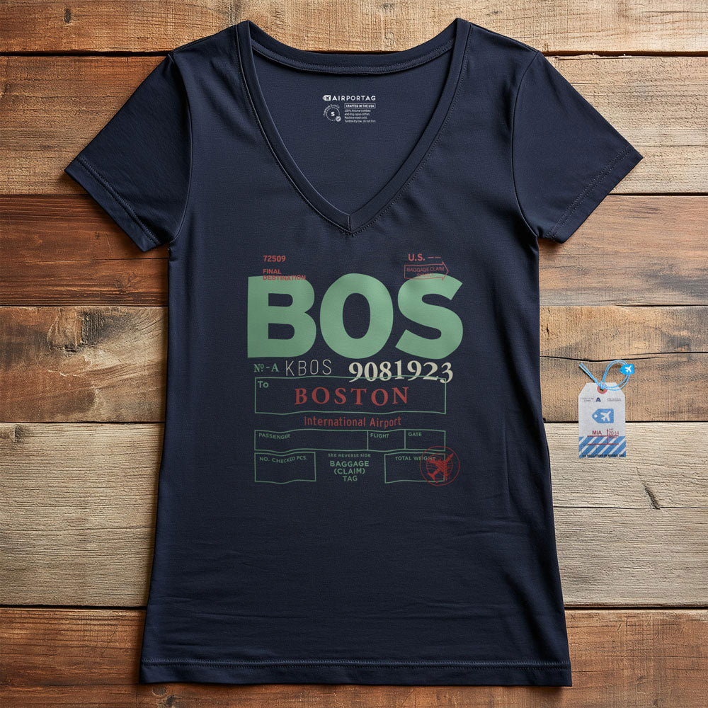 BOS - Women's V-Neck T-Shirt