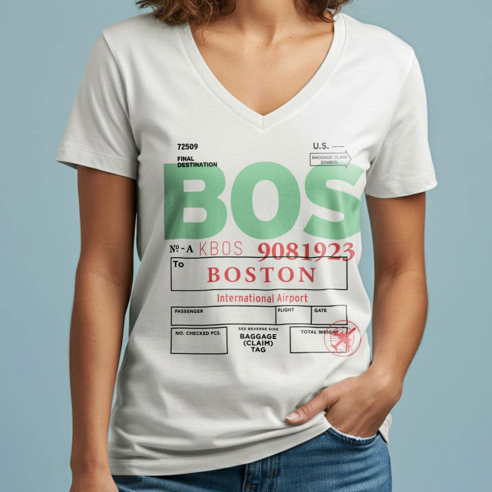 BOS - Women's V-Neck T-Shirt