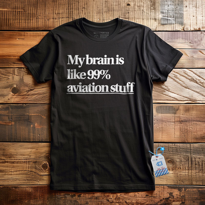 Cerveau 99% Aviation - T-shirt