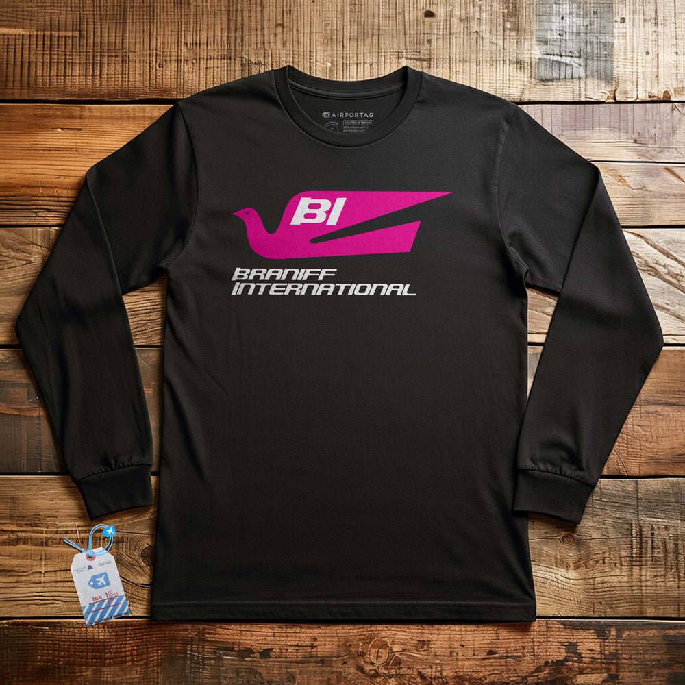 Braniff Logo - Long Sleeve T-Shirt