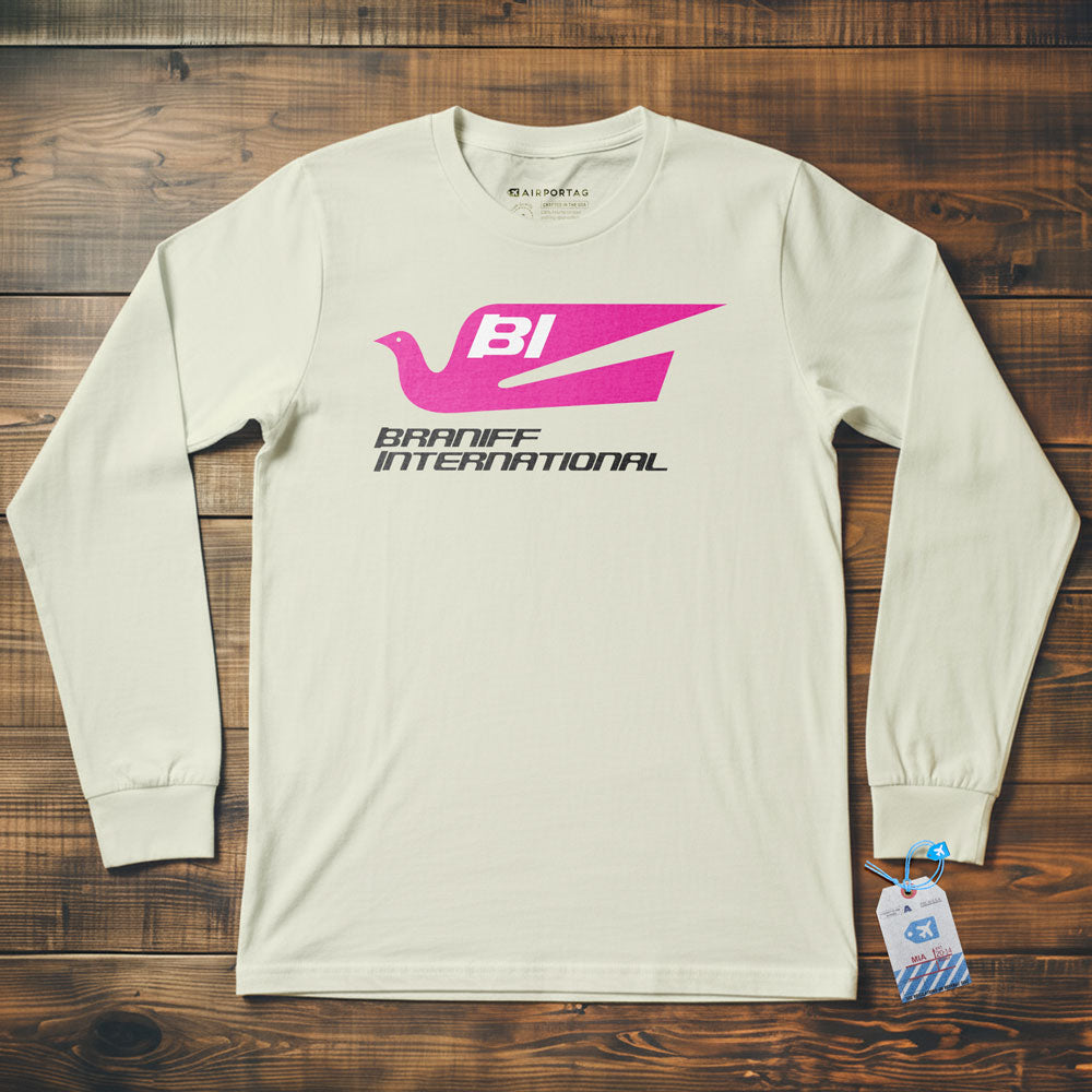 Braniff Logo - Long Sleeve T-Shirt