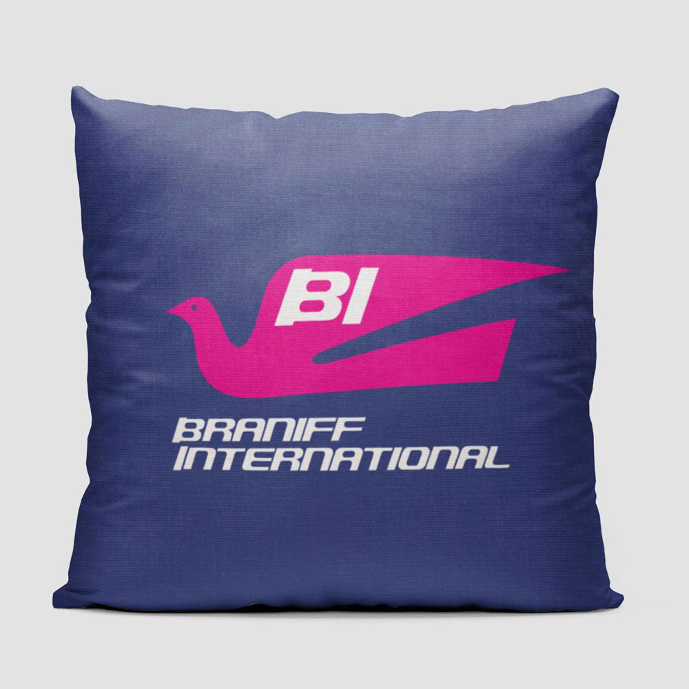Braniff Logo - Throw Pillow