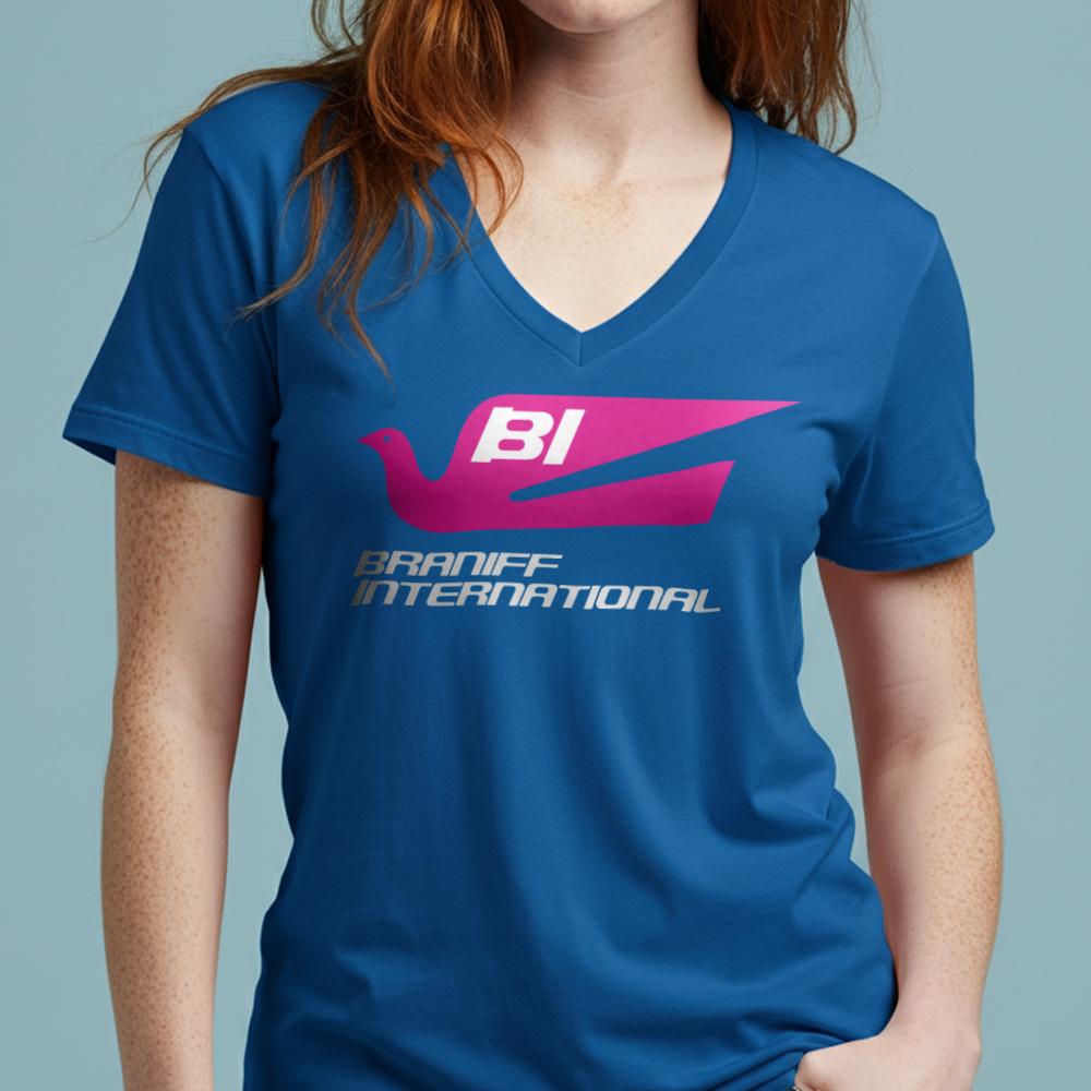 Braniff - Women's V-Neck T-Shirt