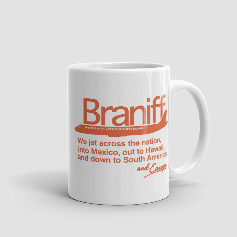 Braniff We Jet Across the Nation - Mug