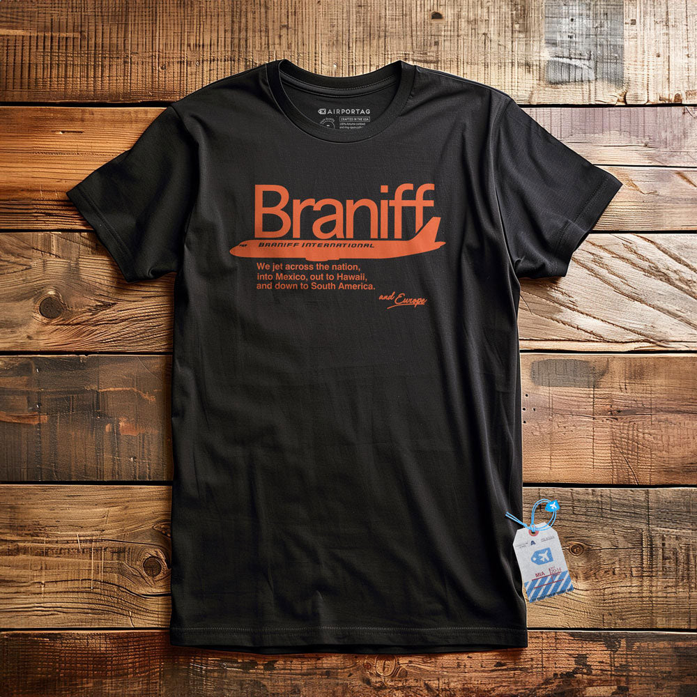 Braniff - We Jet Across the Nation - T-Shirt