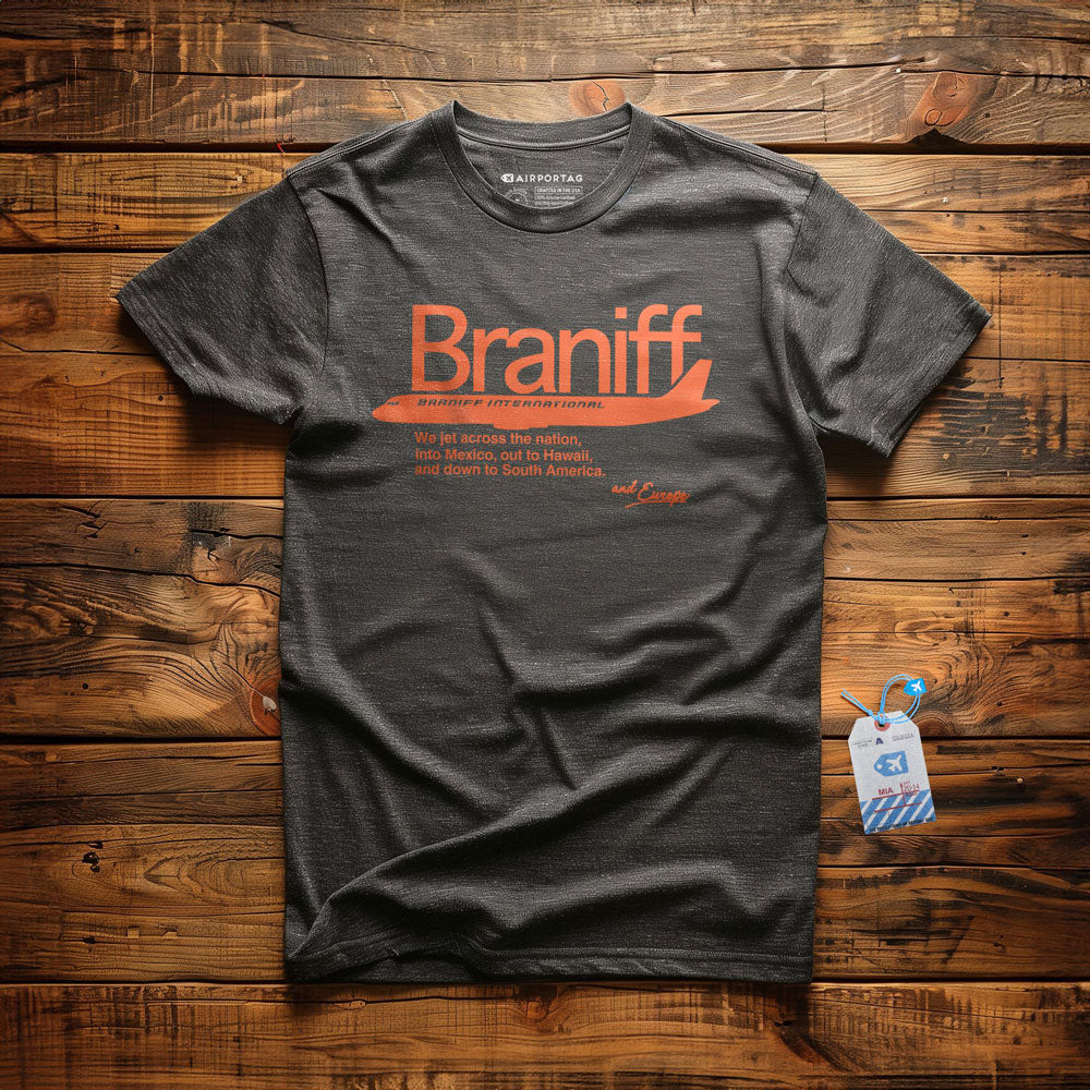 Braniff - We Jet Across the Nation - T-Shirt