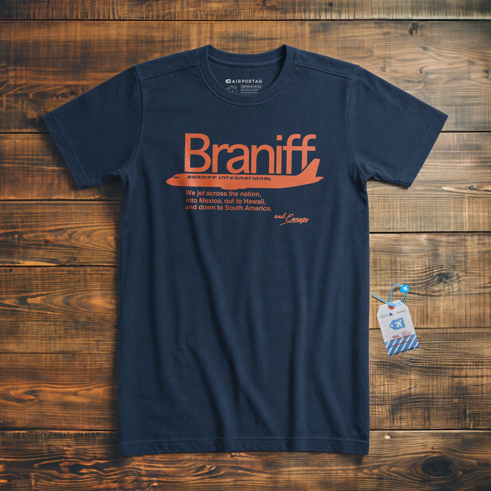Braniff - We Jet Across the Nation - T-Shirt