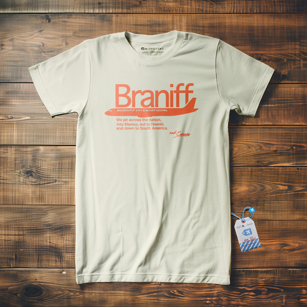 Braniff - We Jet Across the Nation - T-Shirt