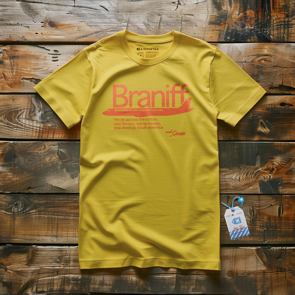 Braniff - We Jet Across the Nation - T-Shirt