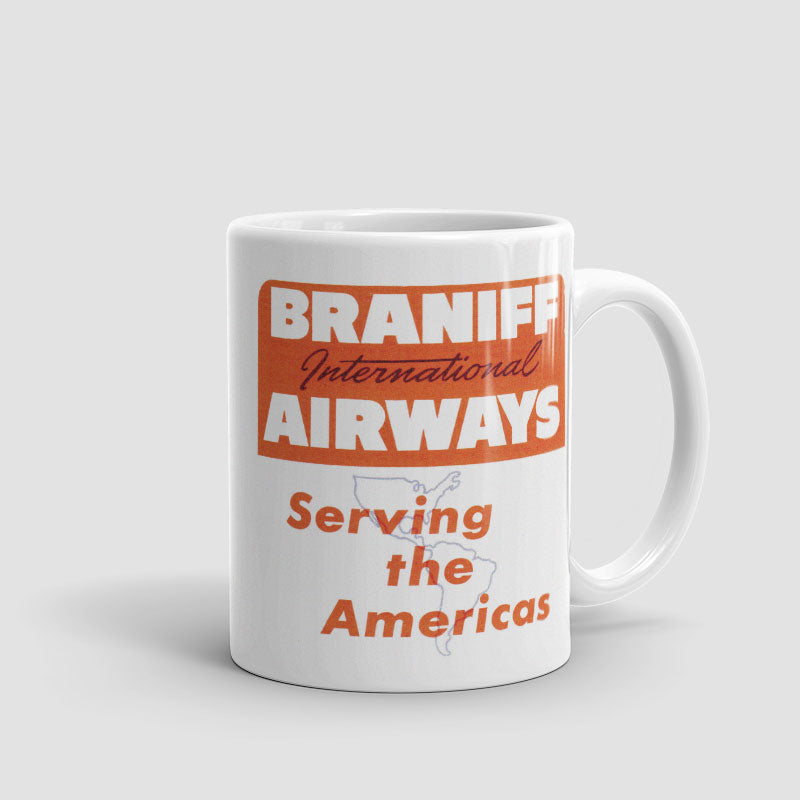 Braniff Serving the Americas - Mug