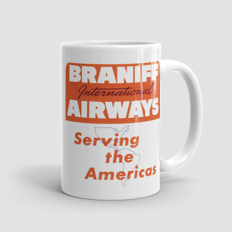 Braniff Serving the Americas - Mug