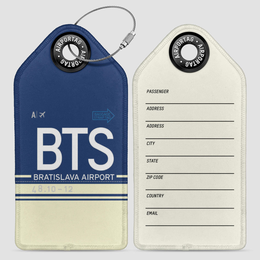 BTS - Étiquette de bagage