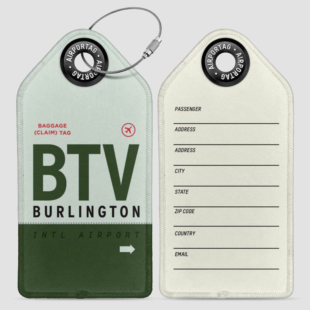 BTV - Étiquette de bagage