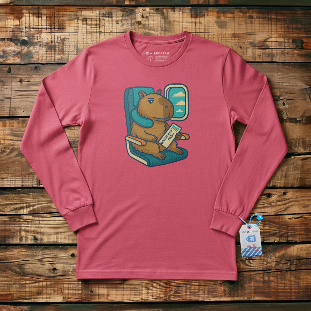 Relaxed Capybara - Long Sleeve T-Shirt