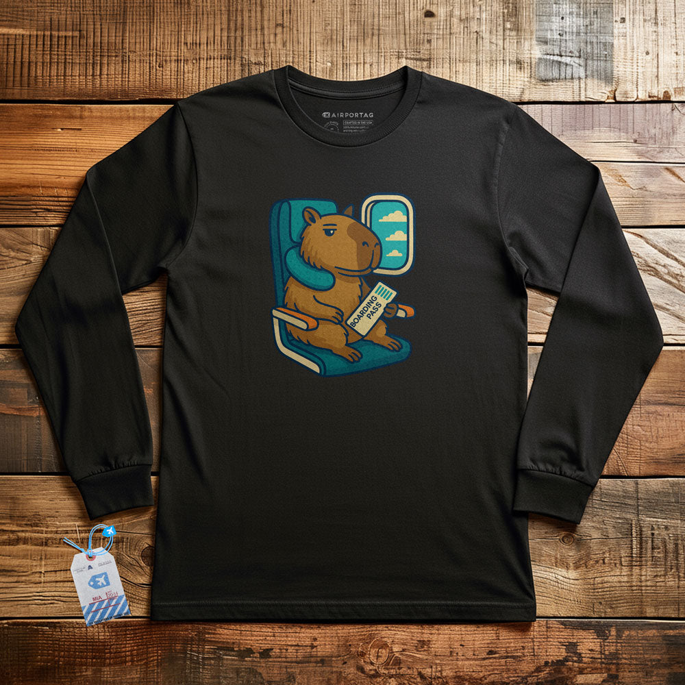 Relaxed Capybara - Long Sleeve T-Shirt