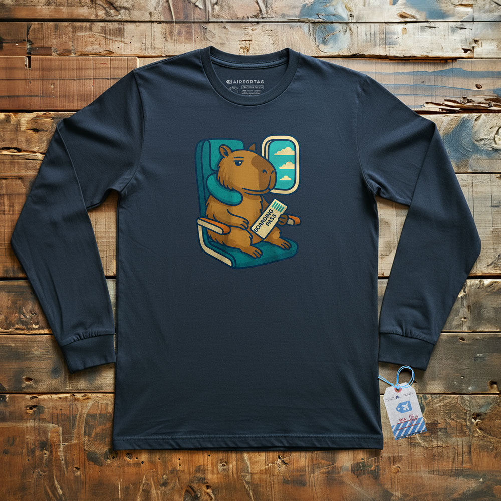 Relaxed Capybara - Long Sleeve T-Shirt