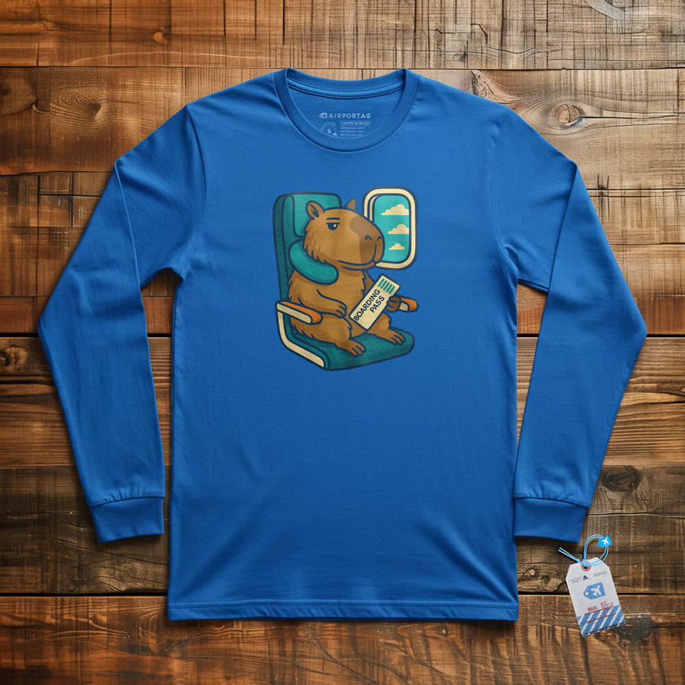 Relaxed Capybara - Long Sleeve T-Shirt
