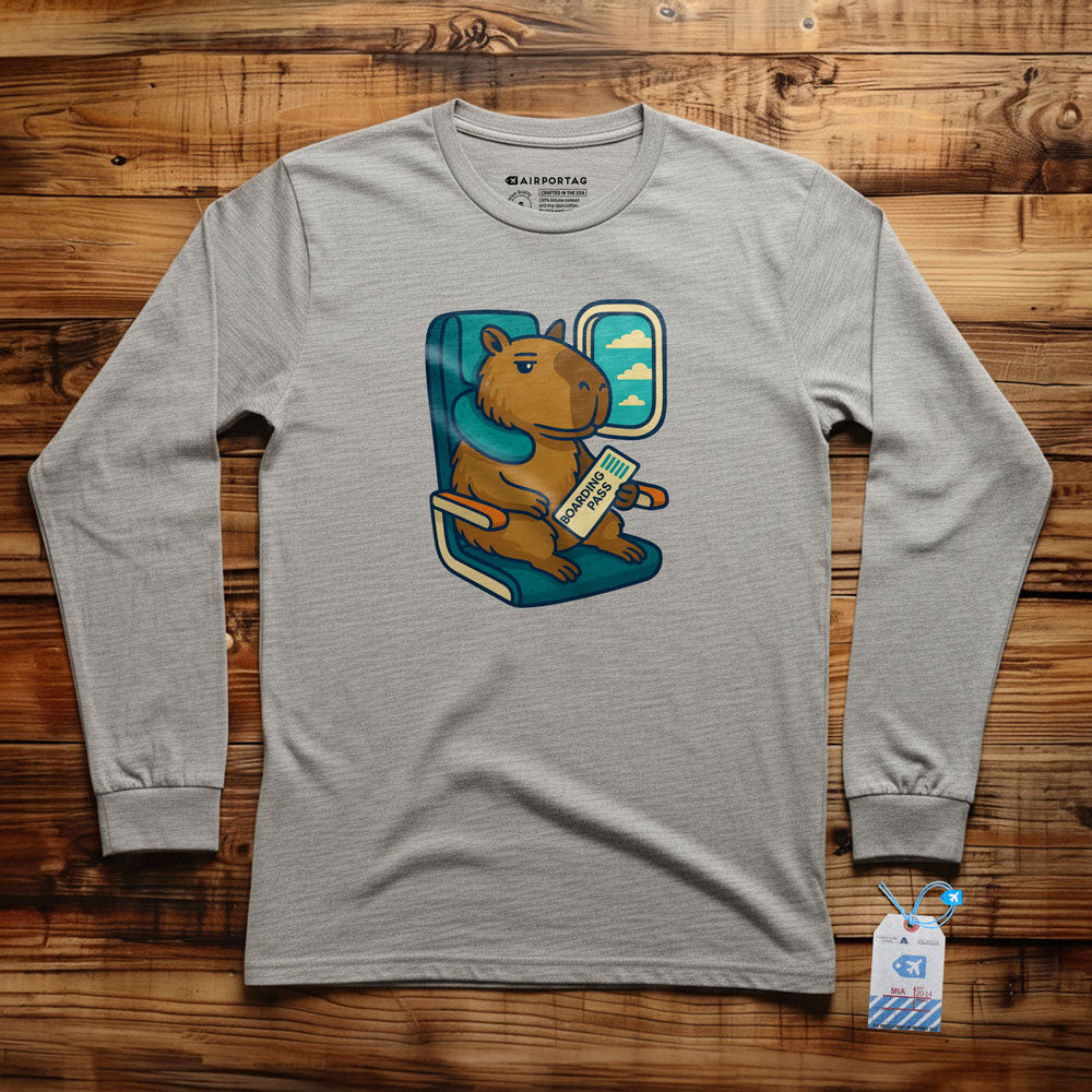 Relaxed Capybara - Long Sleeve T-Shirt