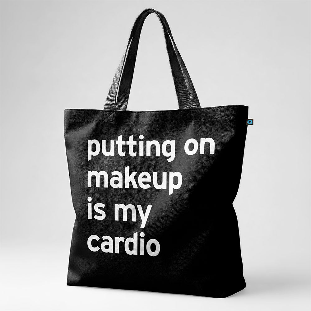 Se maquiller est mon cardio - Tote Bag
