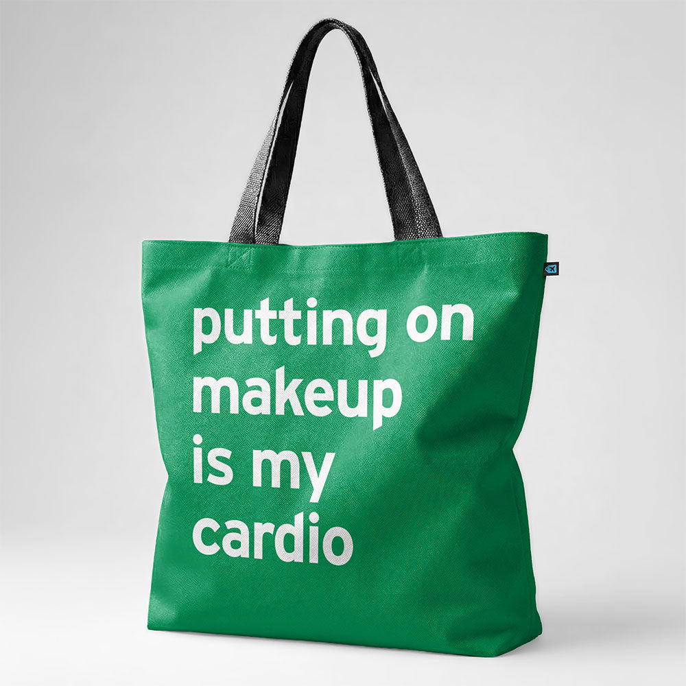 Se maquiller est mon cardio - Tote Bag