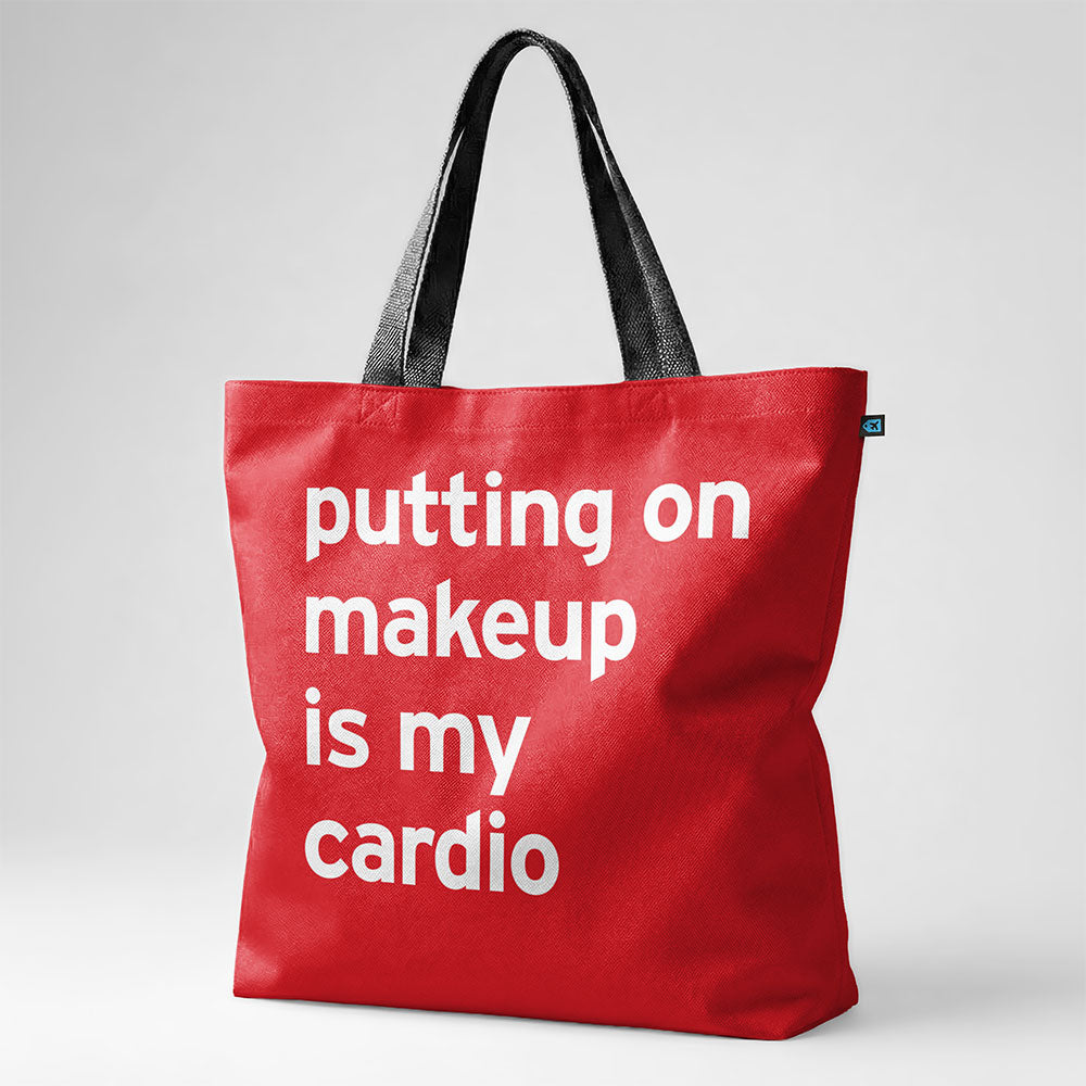 Se maquiller est mon cardio - Tote Bag