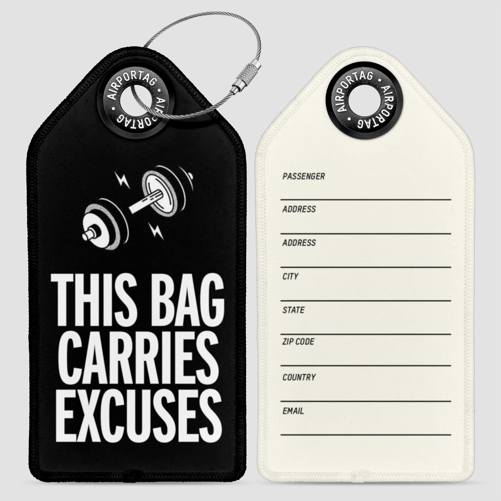 Carries Excuses - Luggage Tag