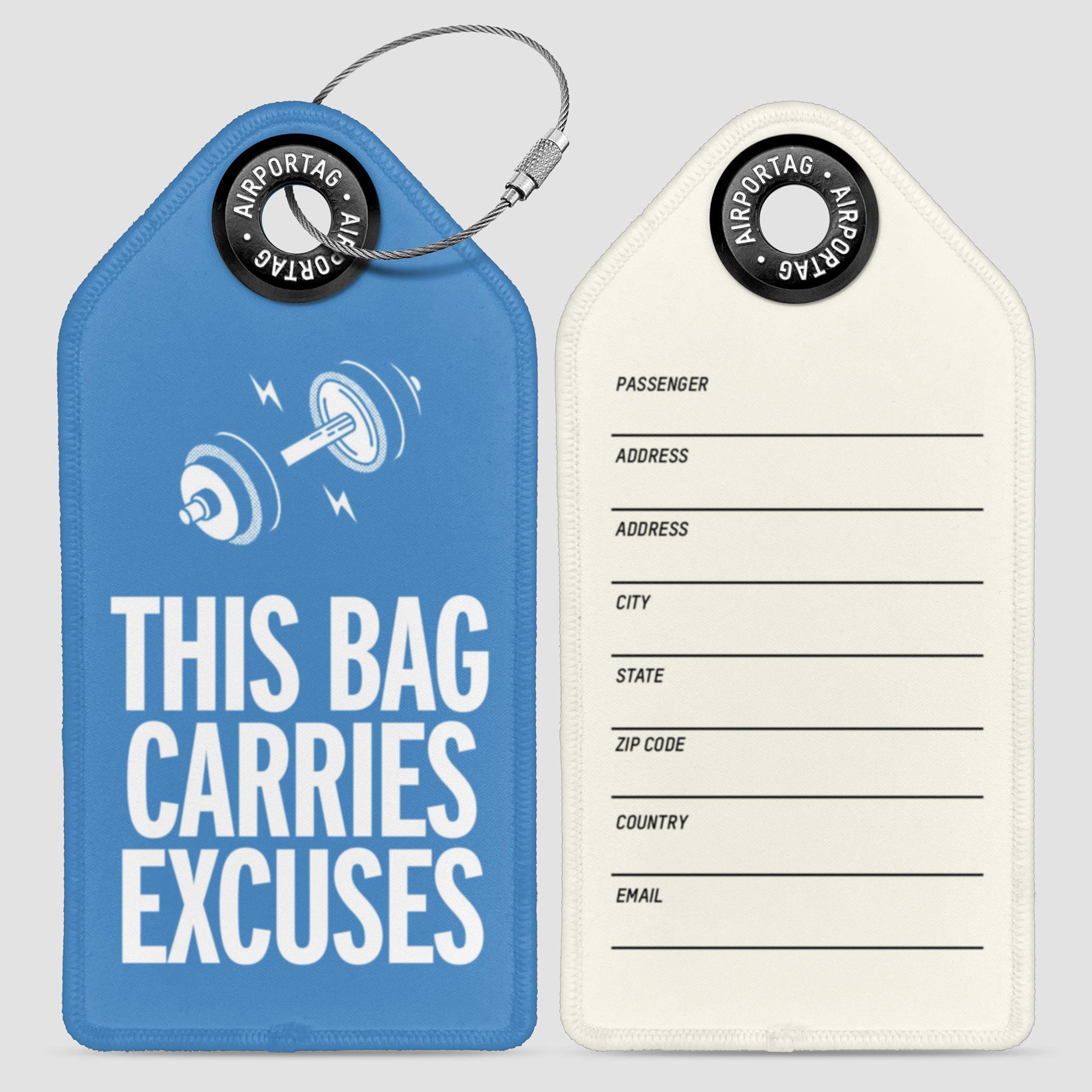 Carries Excuses - Luggage Tag
