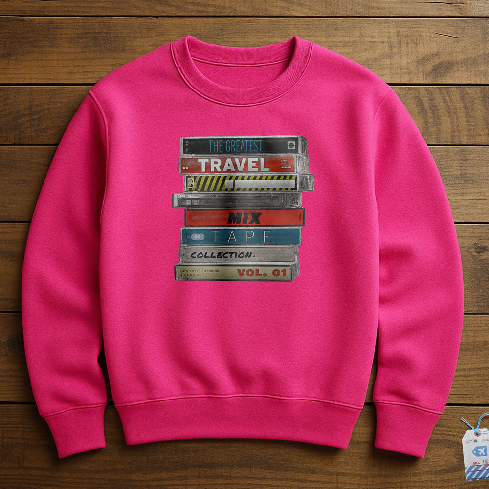 Travel Mix Cassette Stack - Sweatshirt