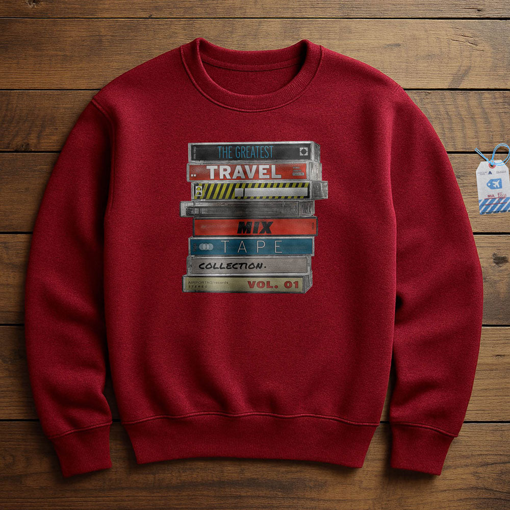 Travel Mix Cassette Stack - Sweatshirt