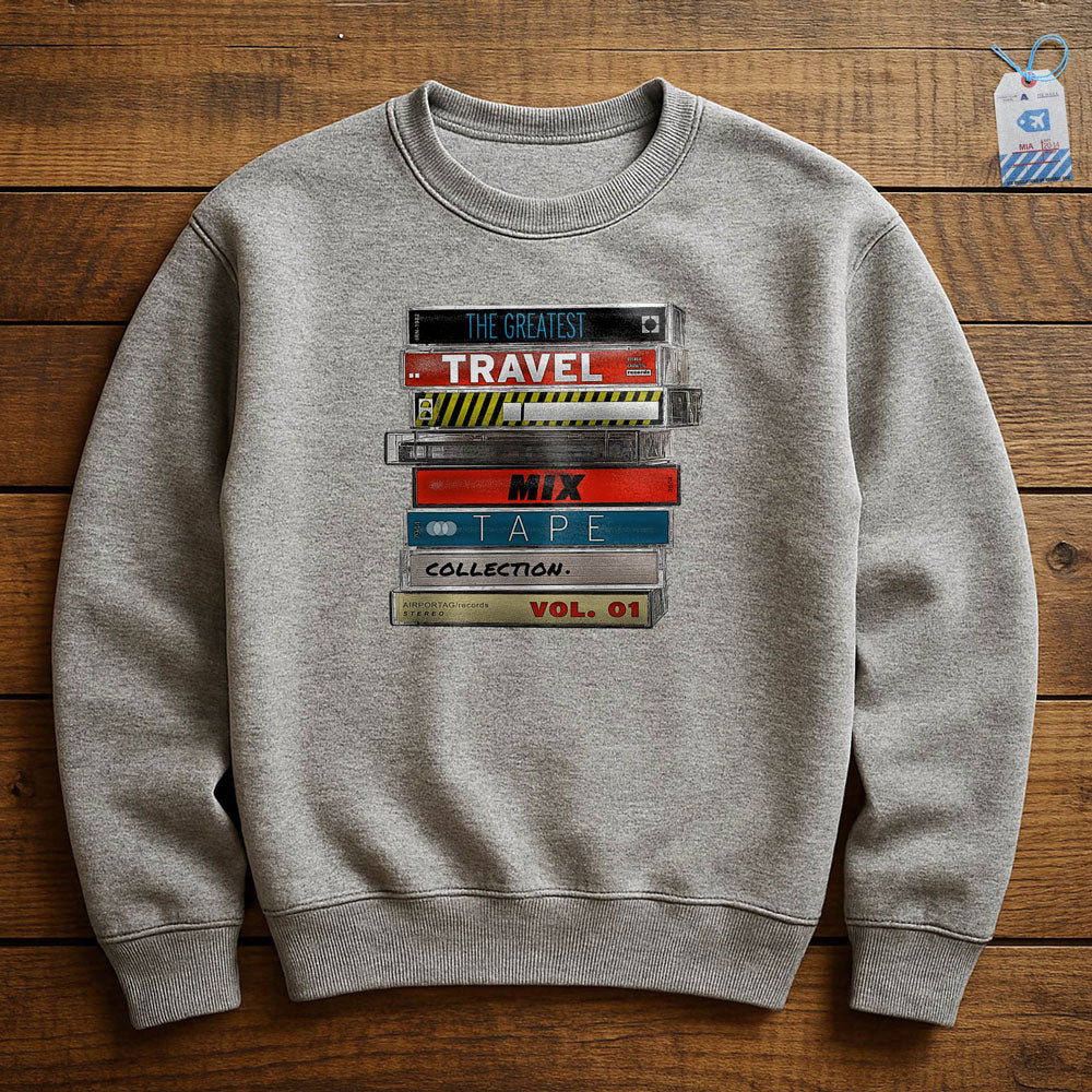 Travel Mix Cassette Stack - Sweatshirt