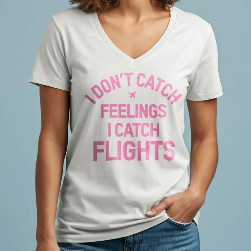 Catch Flights - Women's V-Neck T-Shirt