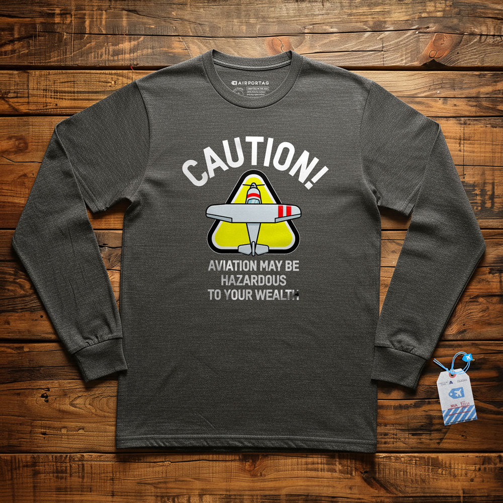 Caution Wealth - Long Sleeve T-Shirt