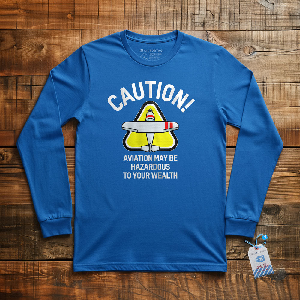 Caution Wealth - Long Sleeve T-Shirt