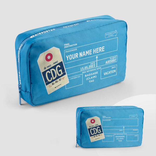 CDG-iata-code-custom-packing-