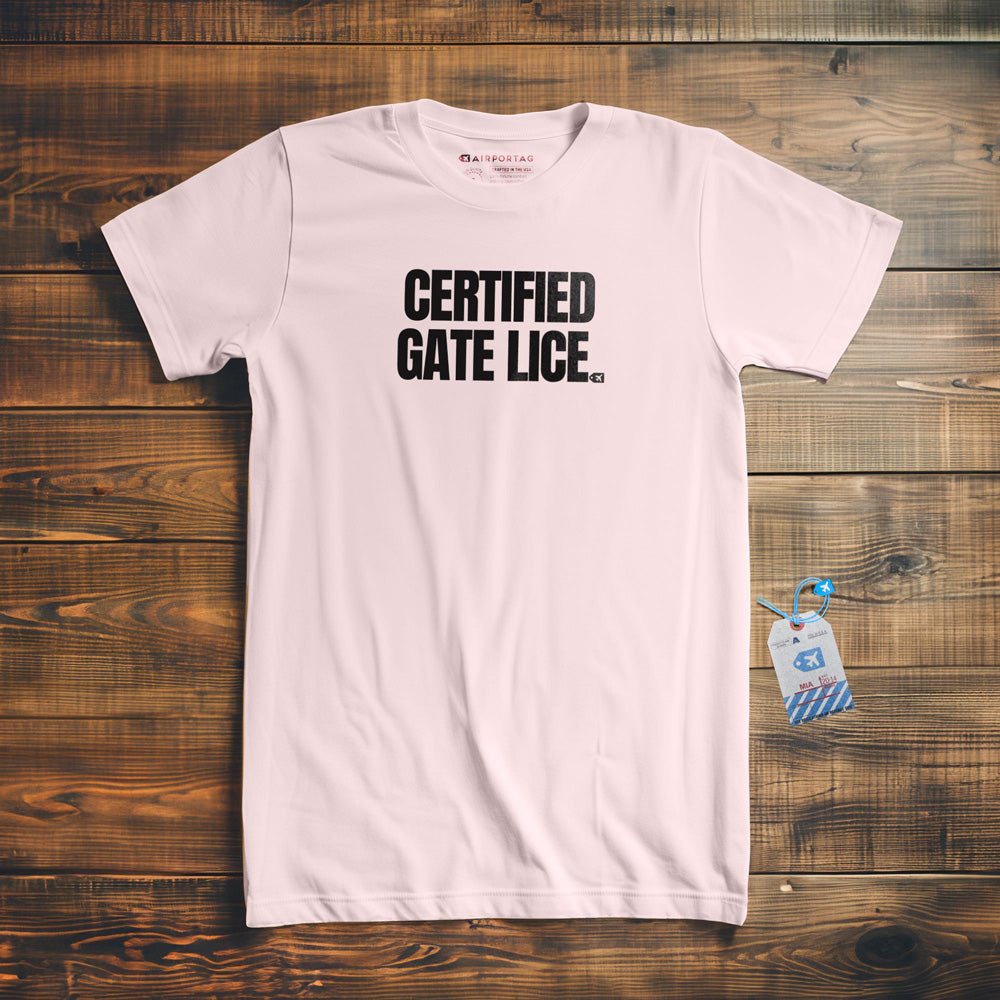 Certified Gate Lice - T-Shirt - Light Pink