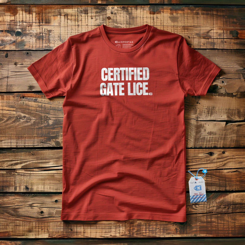Certified Gate Lice - T-Shirt - Red