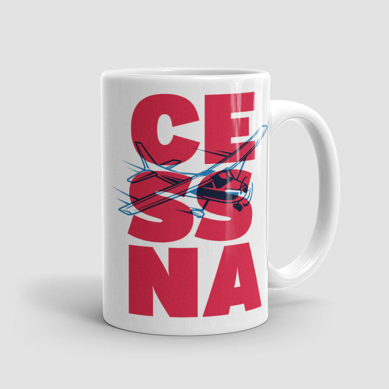 Cessna Big Letters - Mug