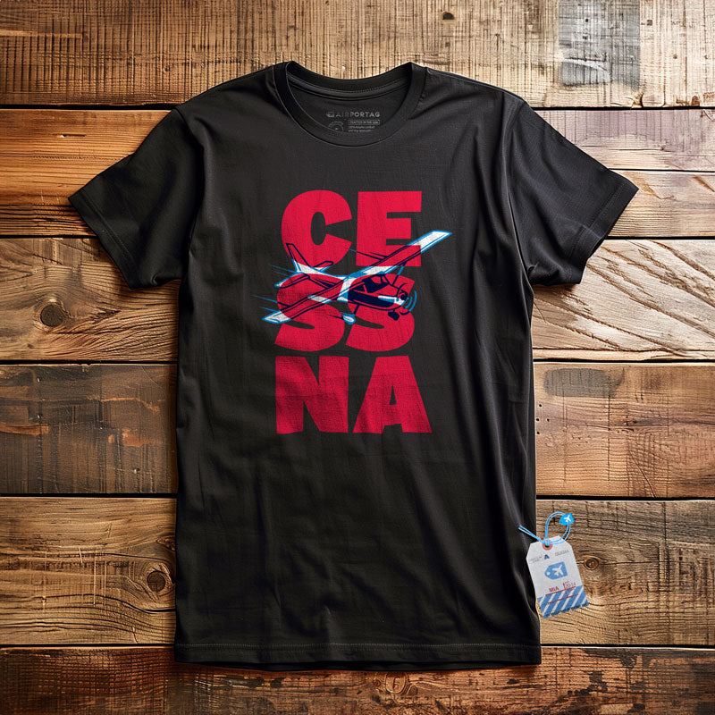 Cessna Letters - T-Shirt