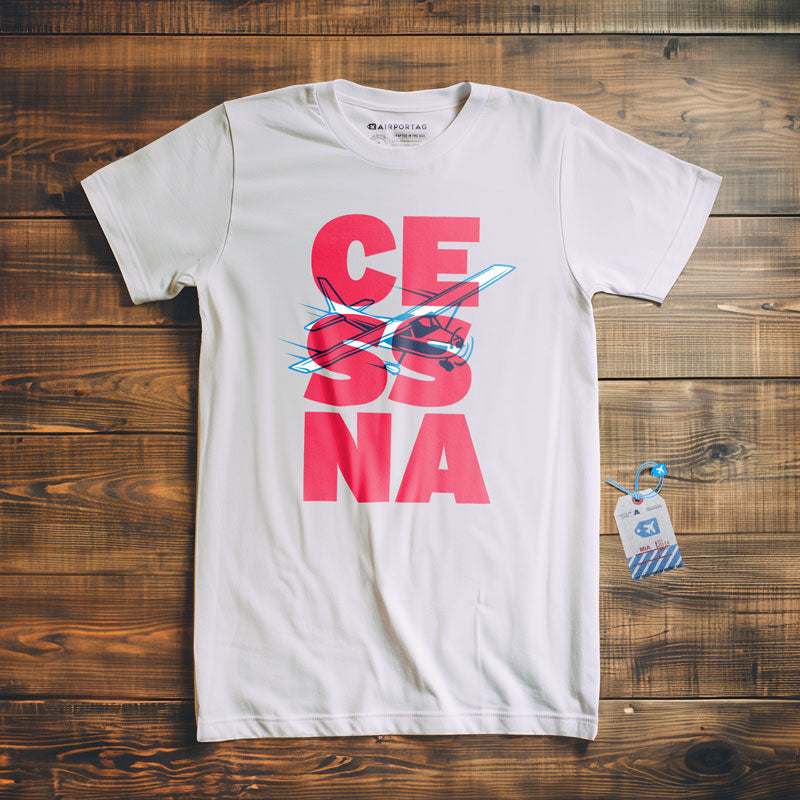 Lettres Cessna - T-shirt