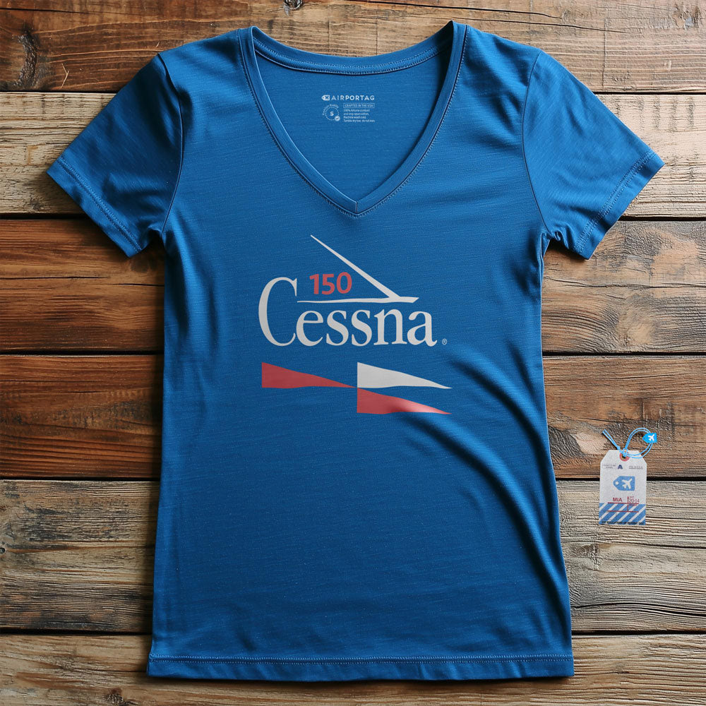 Cessna 150 - Women's V-Neck T-Shirt